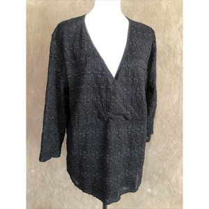 Bay Studio 3/4 Sleeve Top Blouse Plus Size 2X